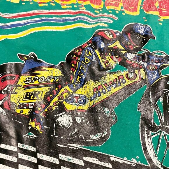 Speedway Kids Tshirt Size 7-8 Motorcycle Shirt - Picture 5 of 16